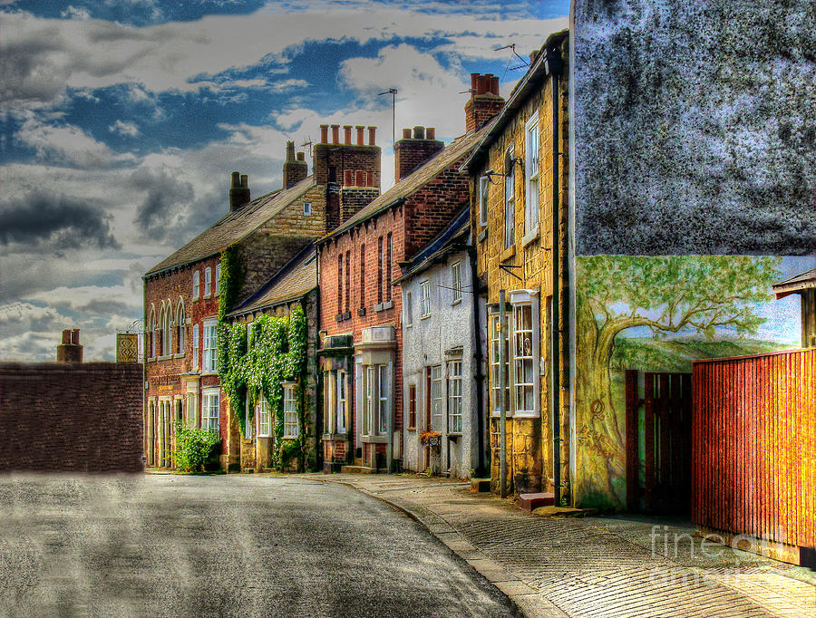 A Row Of Beautiful Old Houses In England Photograph