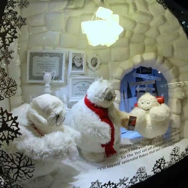 Christmas Photograph - #yeti #window #shopping #nyc #christmas by Antonio DeFeo