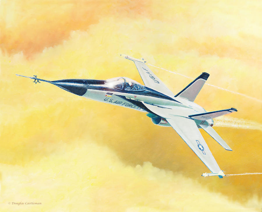 Yf-17 Painting by Douglas Castleman