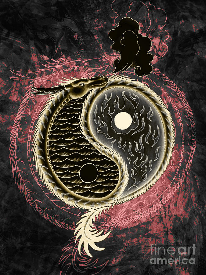 Yin and Yang Graphic Digital Art by Robert Ball - Fine Art America