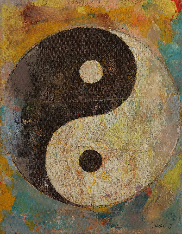 Yin Yang Painting by Michael Creese