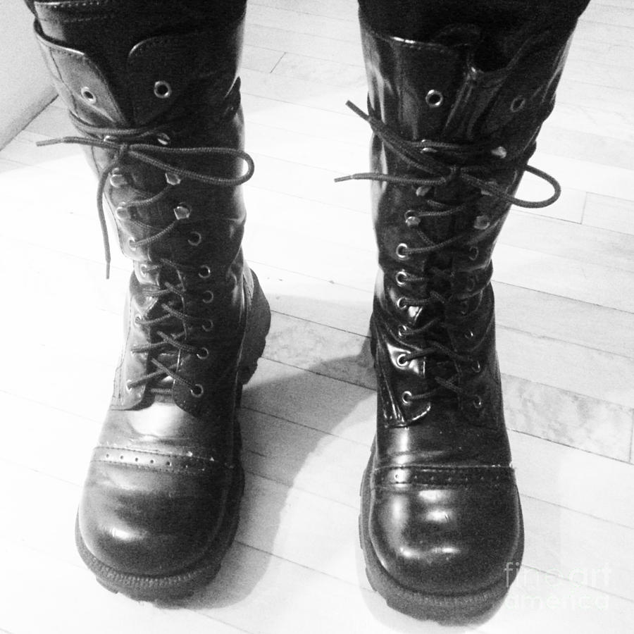 Yo Mama Wears Combat Boots Photograph by Jennifer B - Fine Art America