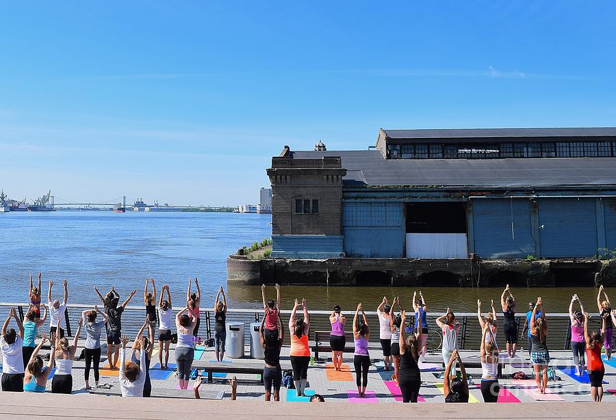 Philadelphia Photograph - Yoga by Photolope Images