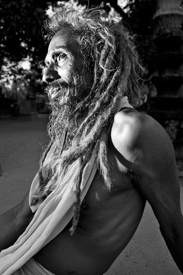 Yogi at Oachira Photograph by Sonny Marcyan