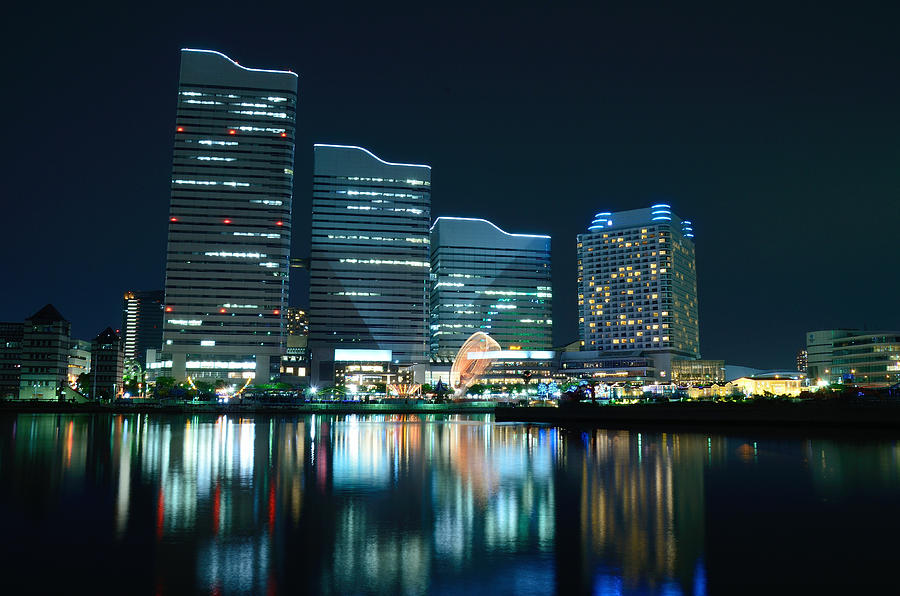 Yokohama Minato-mirai Photograph by Kaoru Hayashi Yokohama Minato-mirai Photograph by Kaoru Hayashi