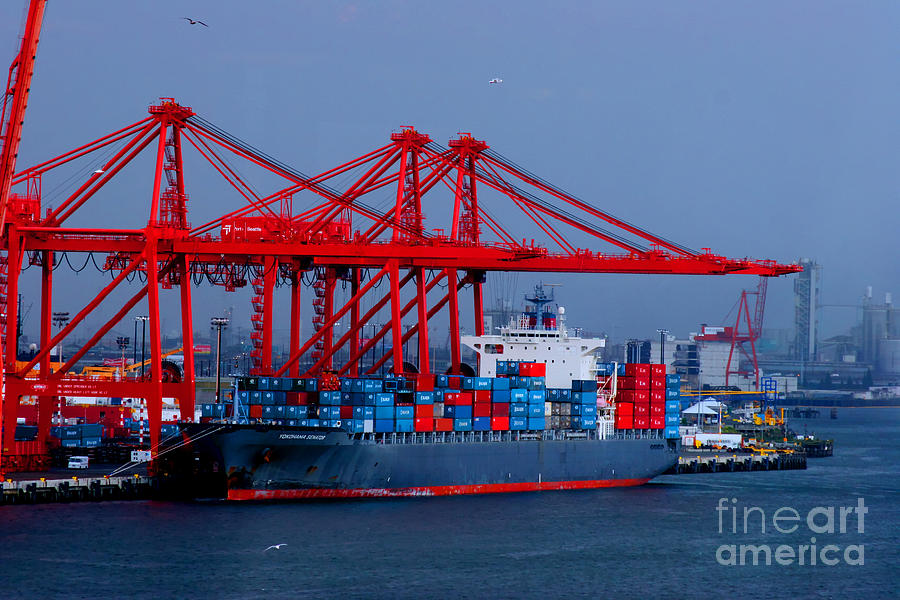 Yokohama Senator Cargo Ship Photograph by Tap On Photo