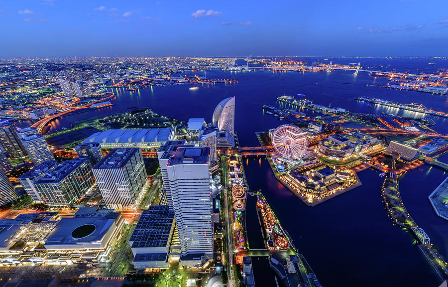 Yokohama Sky View Photograph by Takuya Igarashi Yokohama Sky View Photograph by Takuya Igarashi