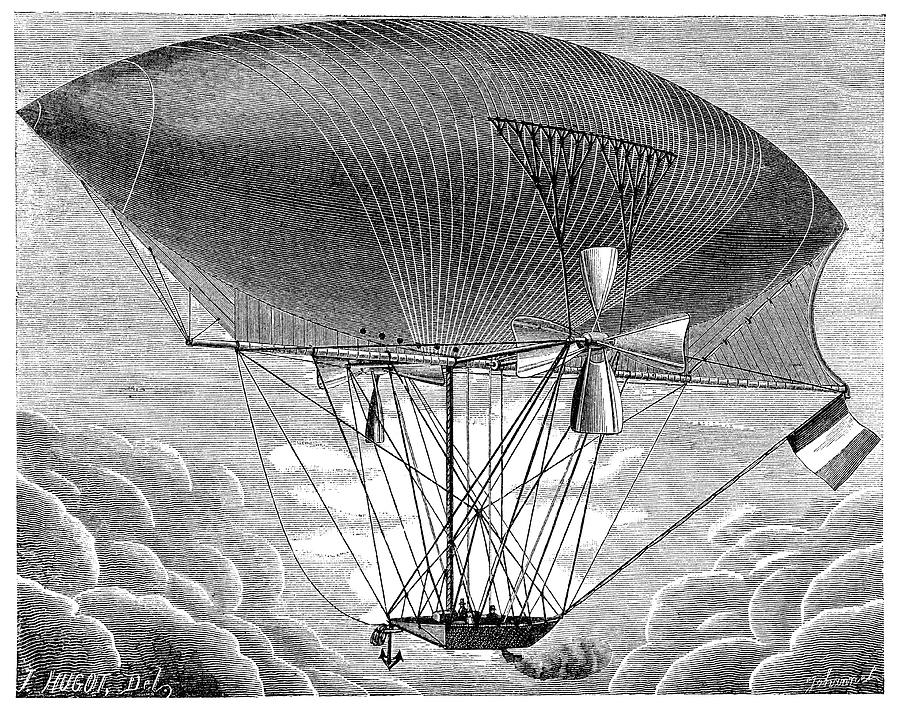 Yons Steam Airship Design Photograph by Science Photo Library