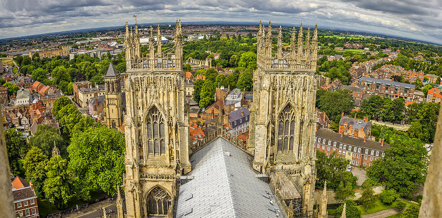 York from York Minster Tower Photograph by Pablo Lopez