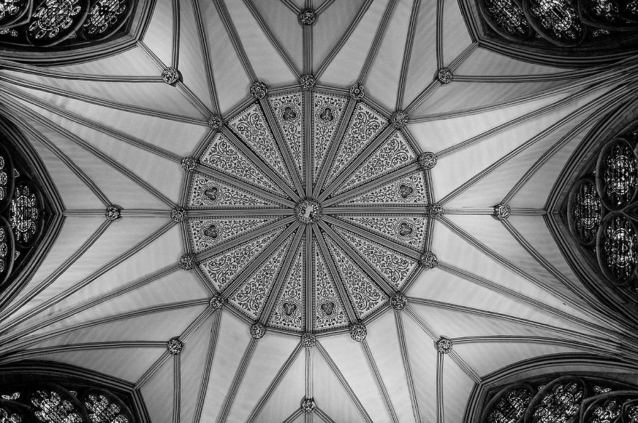 York Minster roof Photograph by Stephen Taylor