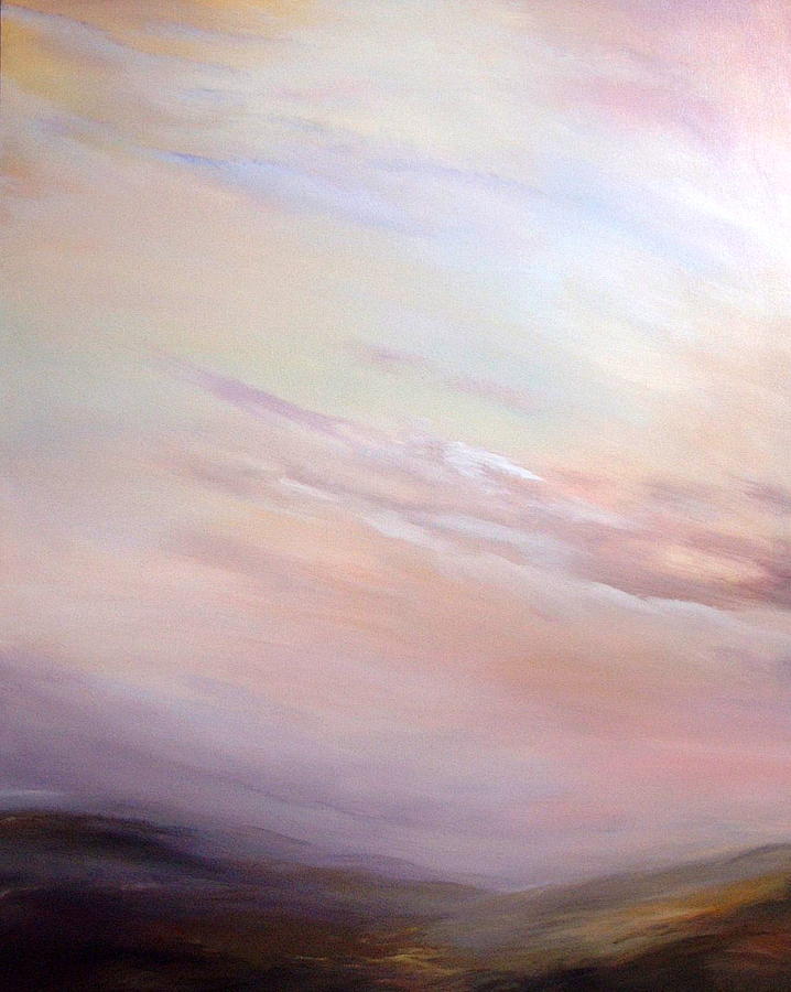 Yorkshire Moors in a Mist Painting by Jean Walker