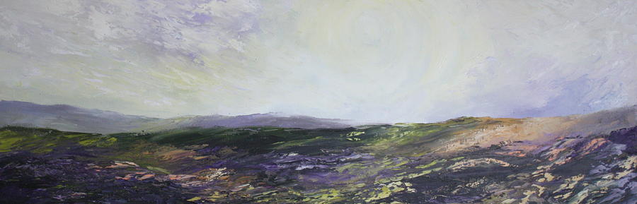 Yorkshire Moors Painting by Jean Walker