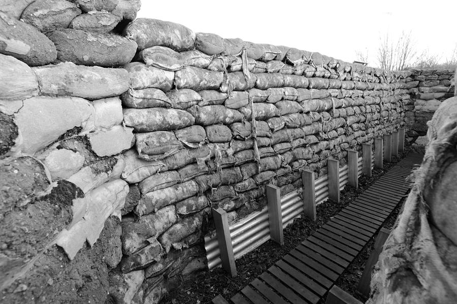 Yorkshire Trench and Dug Out WWI Trenches in Ypres Belgium Photograph by JurgaR