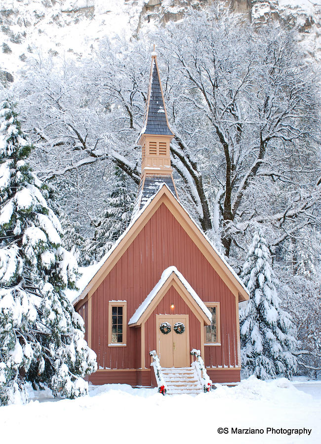 Yosemite Chapel Photograph by Stephen Marziano - Pixels