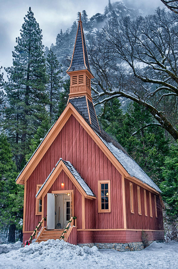 Yosemite National Park Photograph - Yosemite Church by Cat Connor