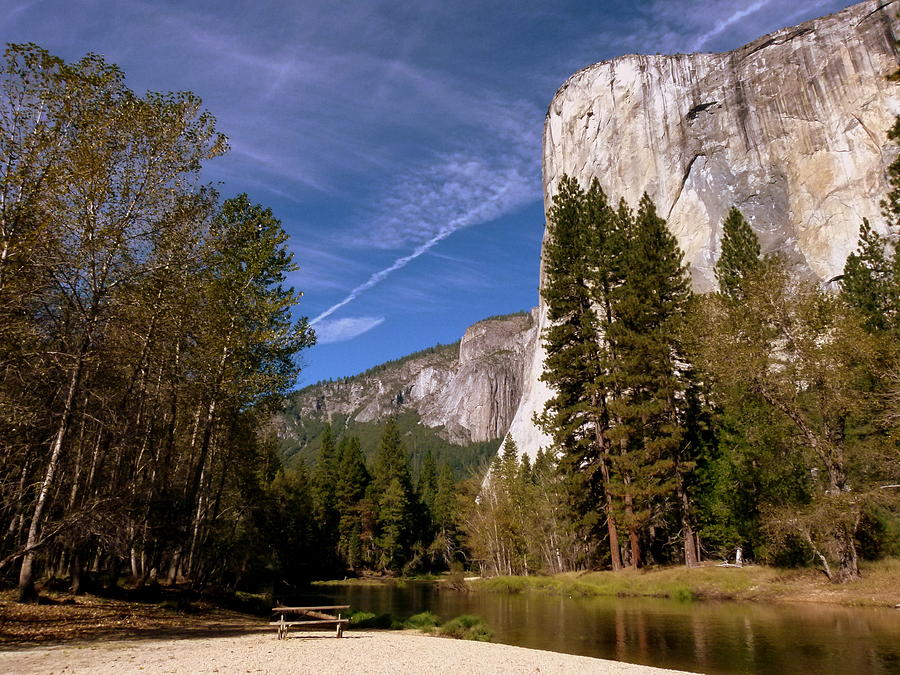 Yosemite El Capitan River Photograph by Jeff Lowe