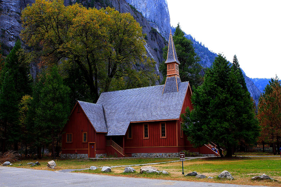 Yosemite Fall  Chapel  Photograph by Duncan Selby
