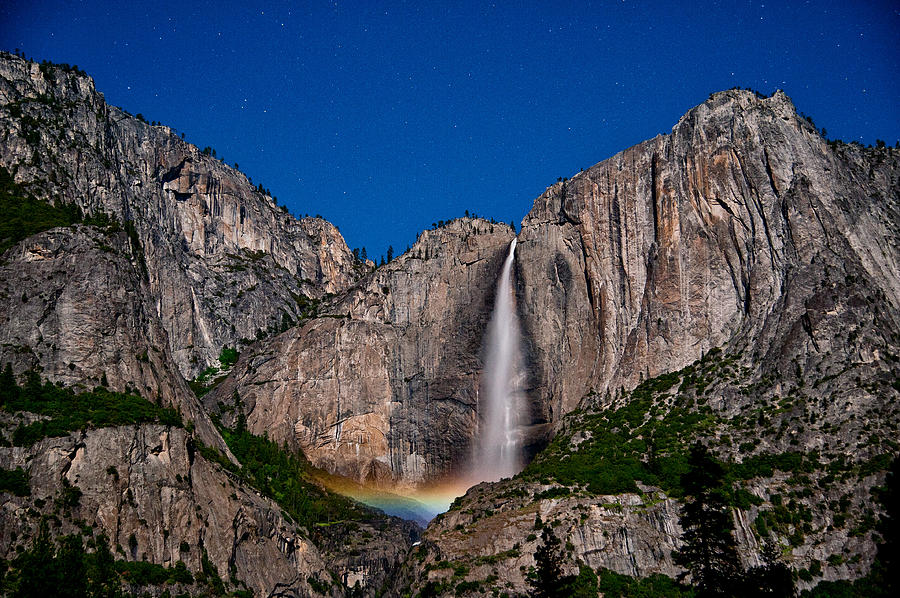 Yosemite Falls Moonbow Photograph by Cat Connor