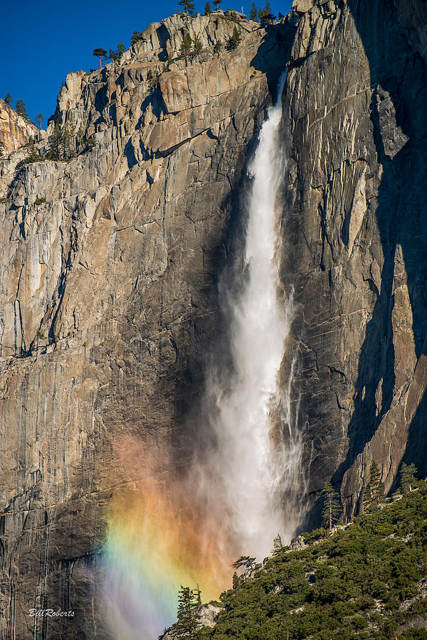 Yosemite National Park Photograph - Yosemite Falls Rainbow by Bill Roberts