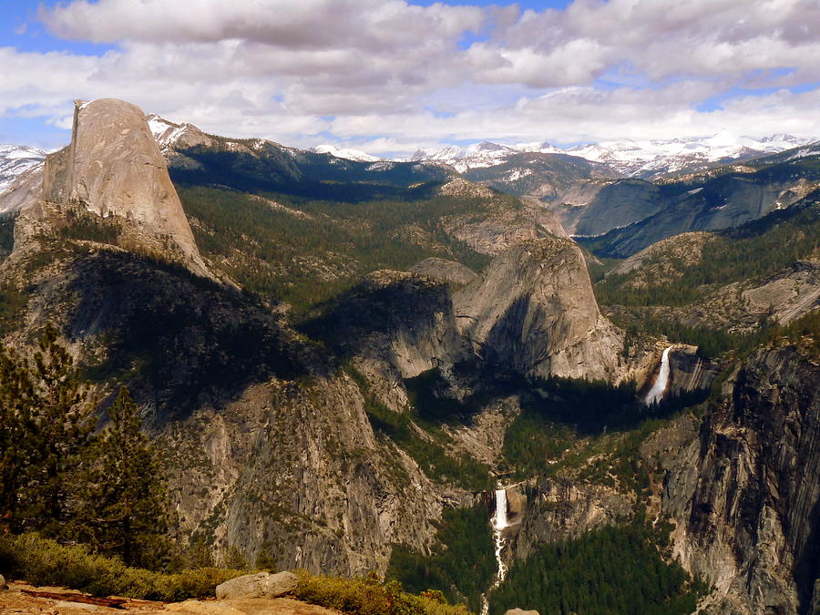 Yosemite Glacier Point Panorama  Photograph by Jeff Lowe