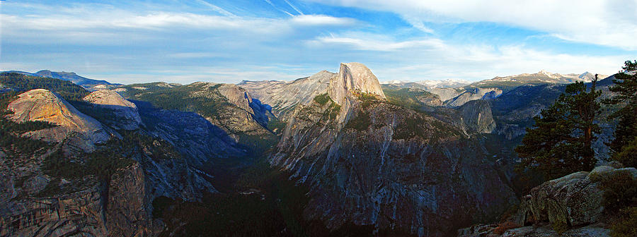 Yosemite Glacier Point Panorama Photograph by John Haldane