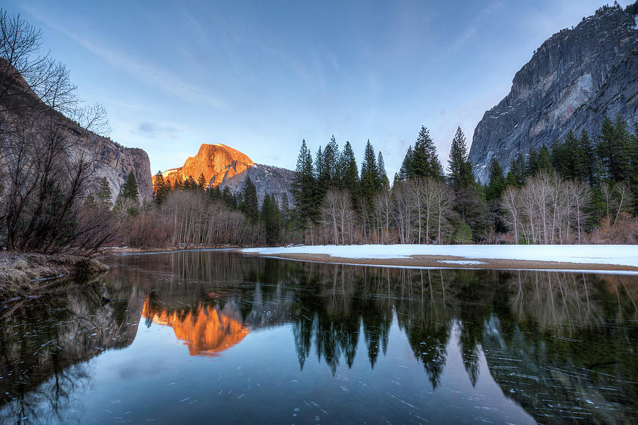 Yosemite, Half Dome Sunset Photograph by Jeff Krause Photography