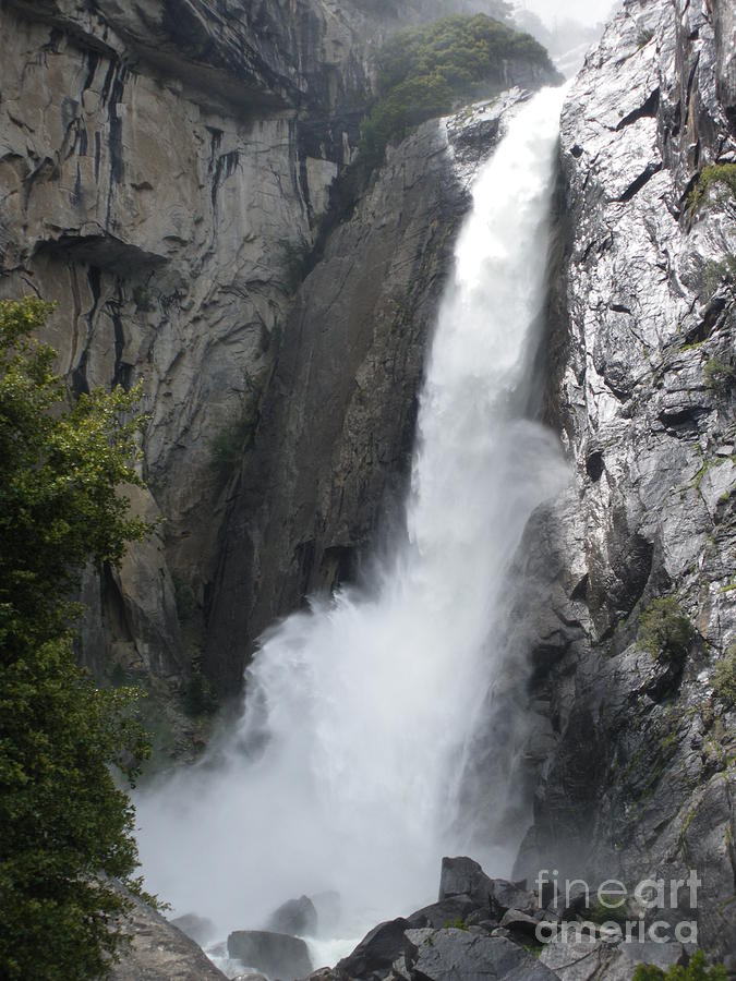 Yosemite Lower Falls Photograph by Henrik Lehnerer