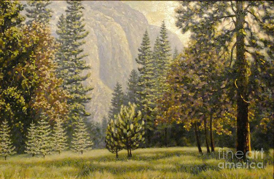 Yosemite Meadow Painting by Carl Downey
