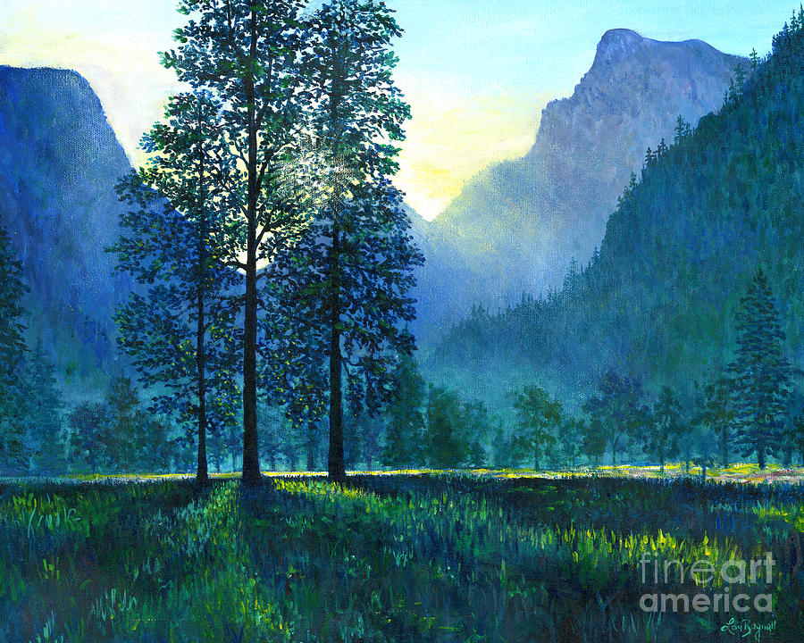 Yosemite Morning  Painting by Lou Ann Bagnall
