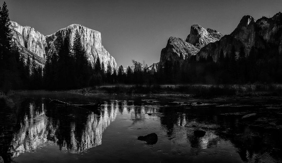 Yosemite National Park Valley View Winterscape Photograph by Scott McGuire