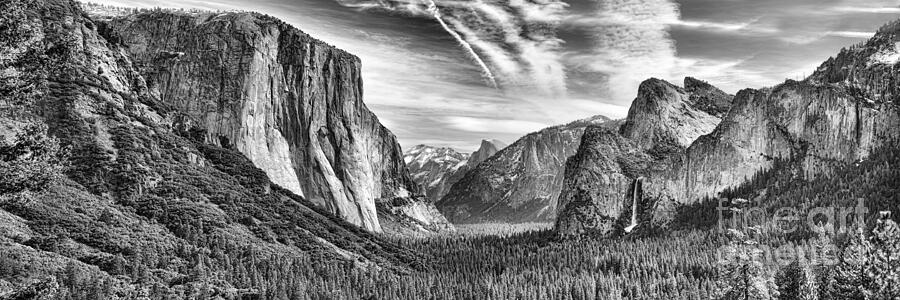 Yosemite Panoramic Photograph by Chuck Kuhn