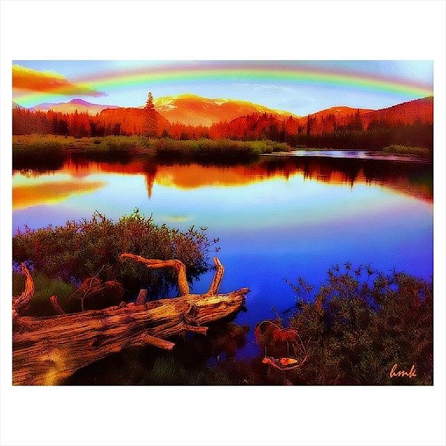 Yosemite Rainbow By Photo Art Worx Photograph by Howard Kahn