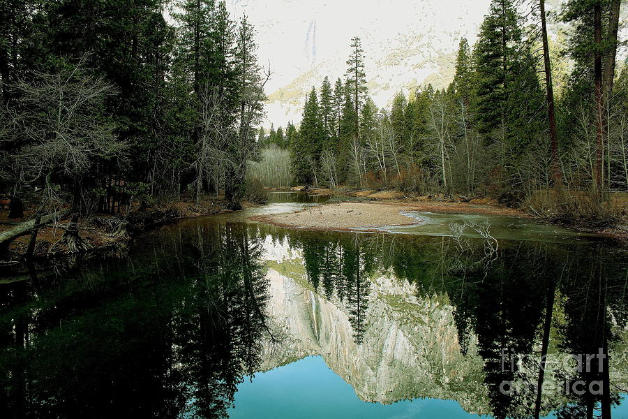 Yosemite Reflections -Landscape Photograph by Theresa Ramos-DuVon