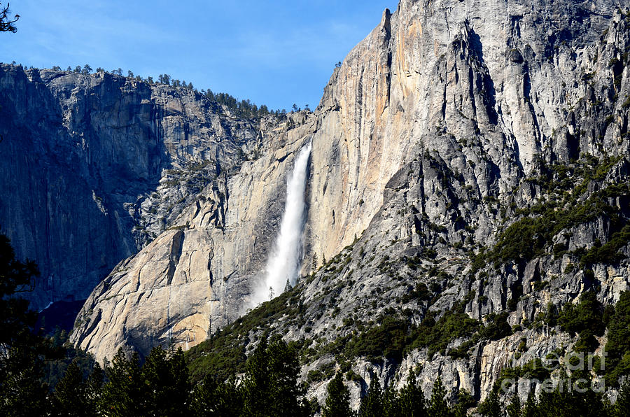 Yosemite Ribbon Falls Layers Photograph by Greg Cross Fine Art America