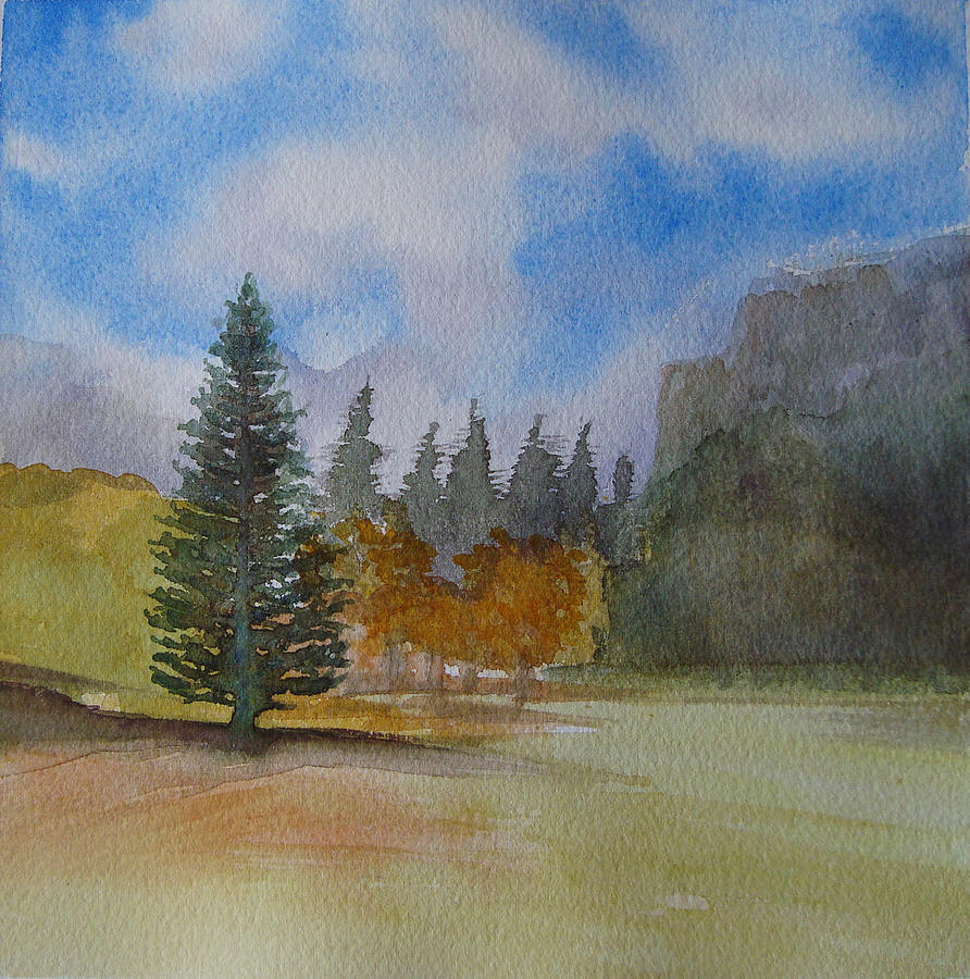 Yosemite Sky Painting by Karen Coggeshall