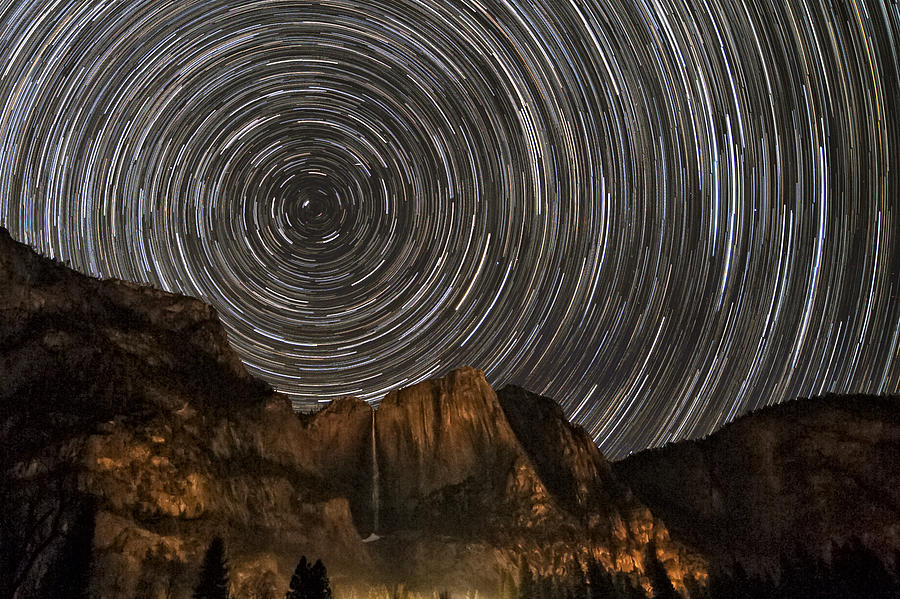 Yosemite Star Trail 2x3 Photograph by Keith Marsh - Fine Art America