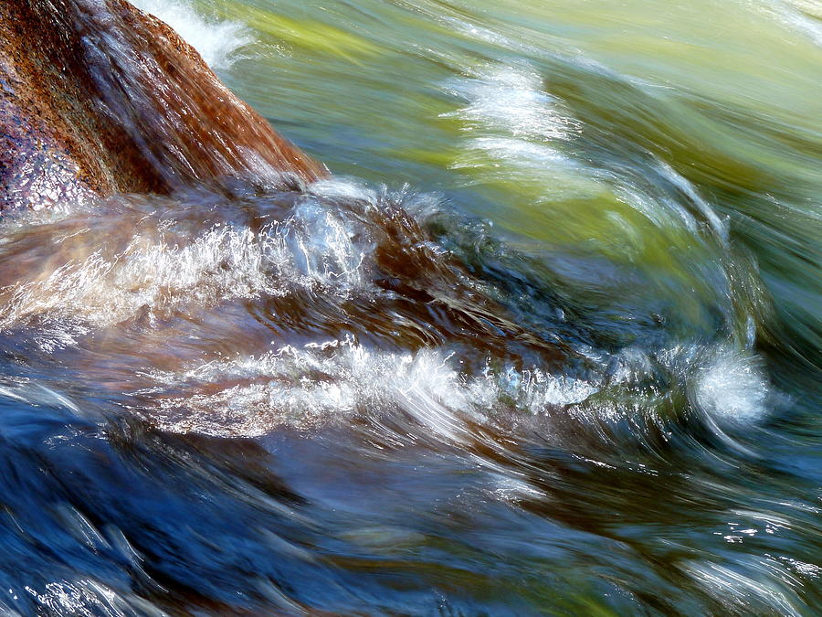 Yosemite Stream Swirl Photograph by Jeff Lowe