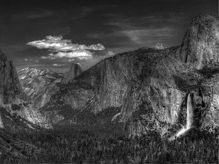 Yosemite Valley 2 BW Photograph by Morgan Wright