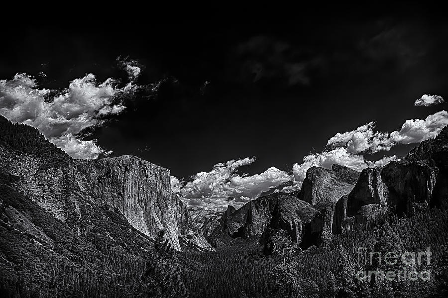 Yosemite Valley BW 1 Photograph by David Doucot