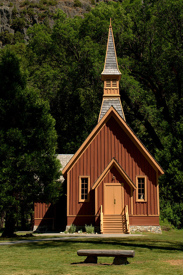 Yosemite Valley Chapel Photograph by Caroline Stella
