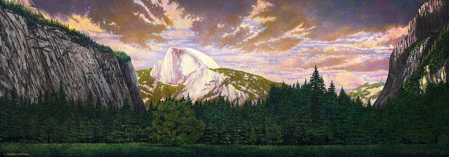 Yosemite Valley Painting by Douglas Castleman