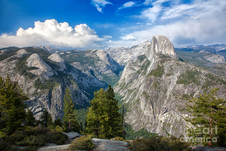 Yosemite National Park Photograph - Yosemite Valley From Glacier Point by Mimi Ditchie