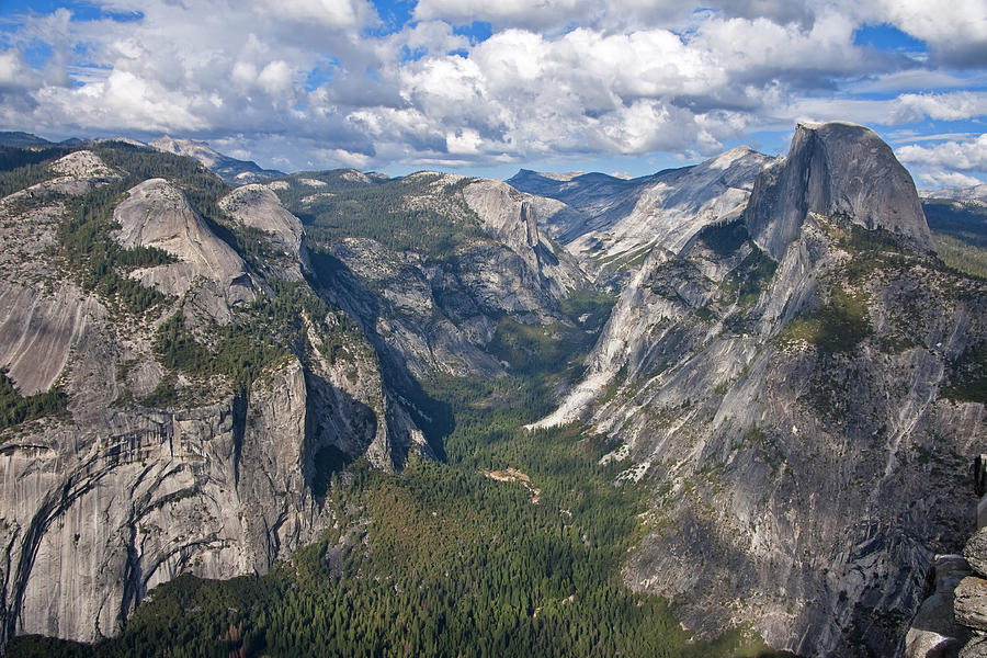 Yosemite Valley Overlook Photograph by Dennis Cox