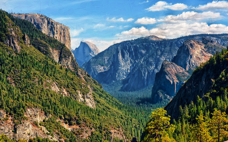 Yosemite Valley Overlook by John M Bailey Yosemite Valley Overlook by John M Bailey