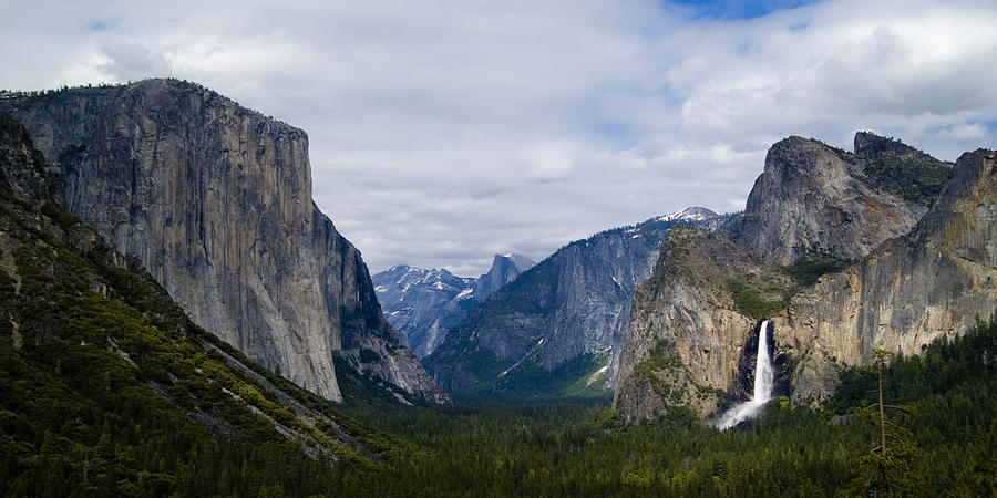 Yosemite Valley Panoramic Photograph by Bill Gallagher