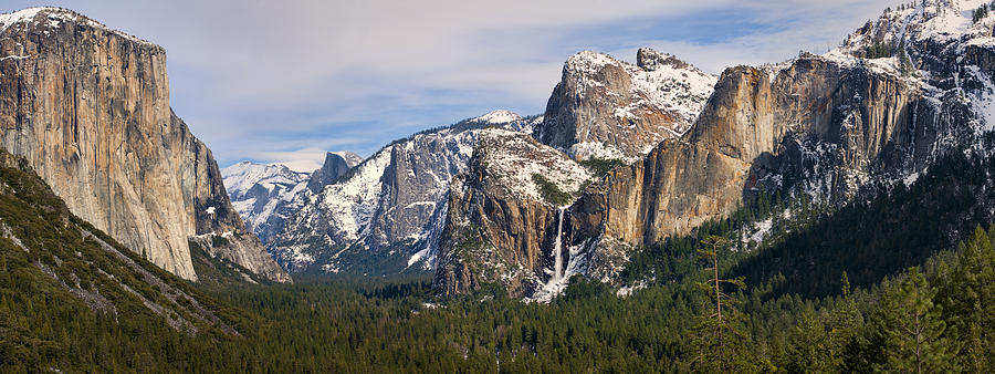 Yosemite Valley with Snow Photograph by Gregory Scott