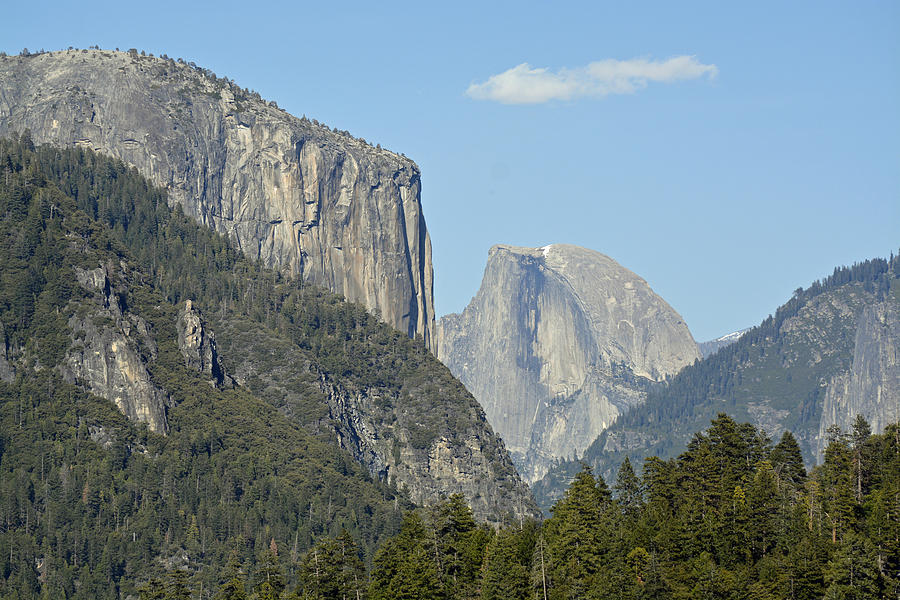 Yosemites Half Dome from Afar Photograph by Bruce Gourley