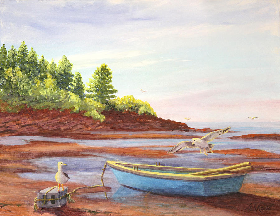 Summer Painting - You Are Late For The Meeting by Lorraine Vatcher