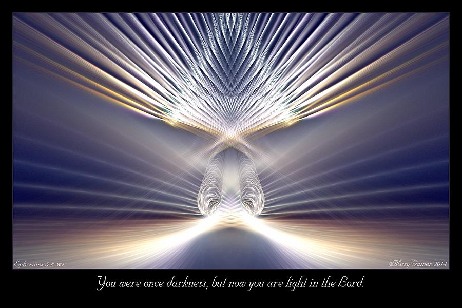 You Are Light Digital Art by Missy Gainer