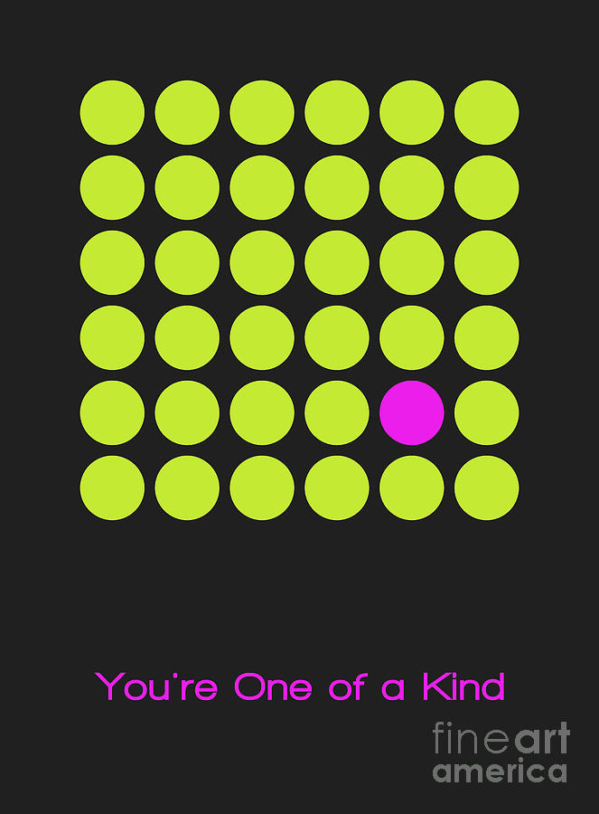 Lime Digital Art - You are One of a Kind by Aimelle Ml